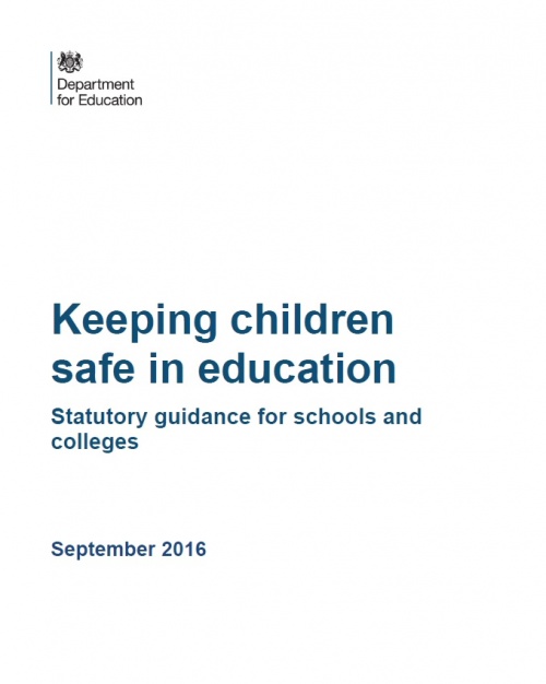 Keeping Children Safe in Education - Revised for September 2016